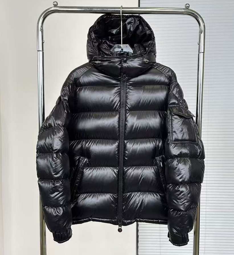 mens jacket The logo supports FNC arm scan puffer jacket correct version Round Zipper Grey Interior jacket Glossy surface waterproof mens down coat Asian size M-5XL