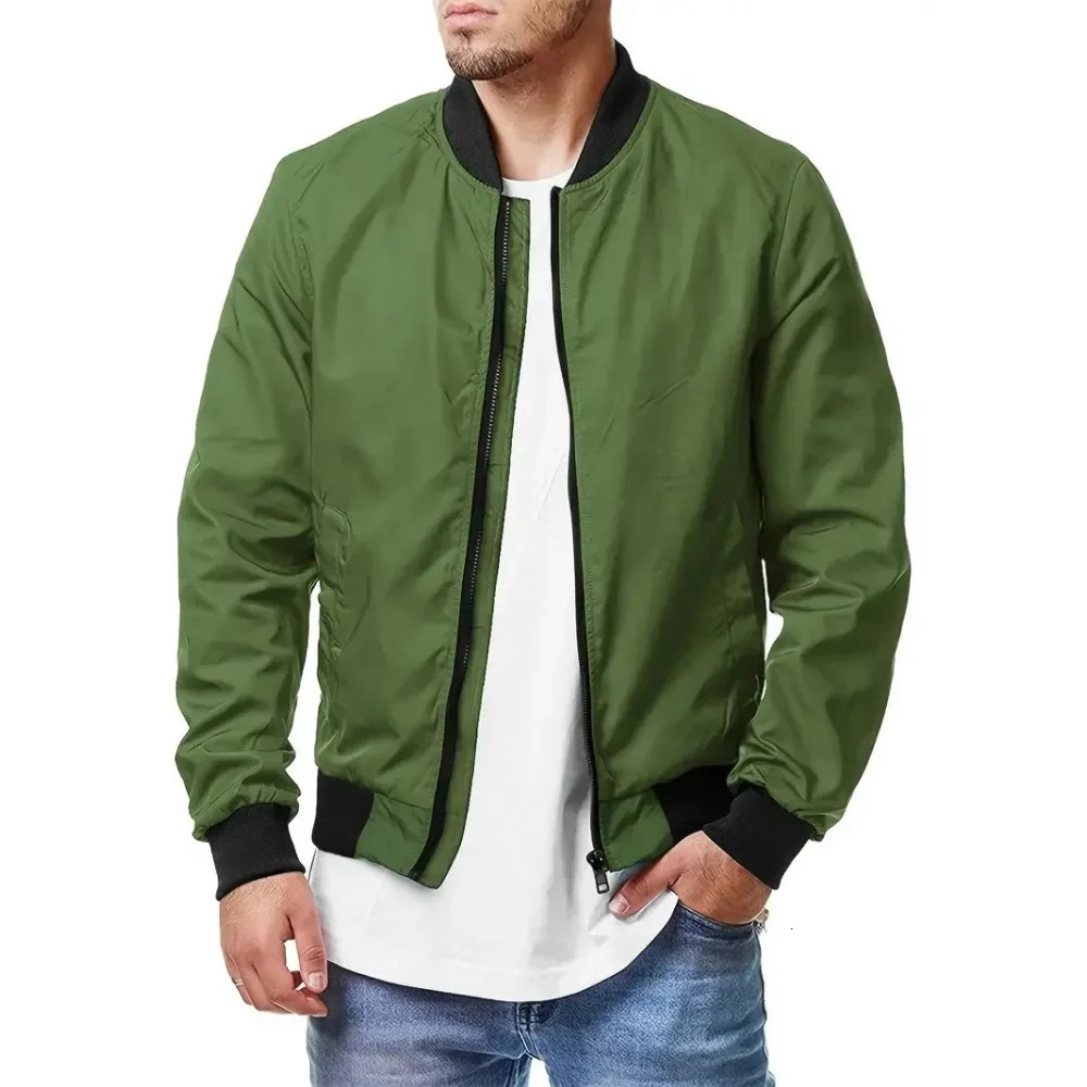 Jackets Bomber Spring Fall Crossborder Casual Trend Coats Fashion And Autumn Men All Sports Stand Collar 250730