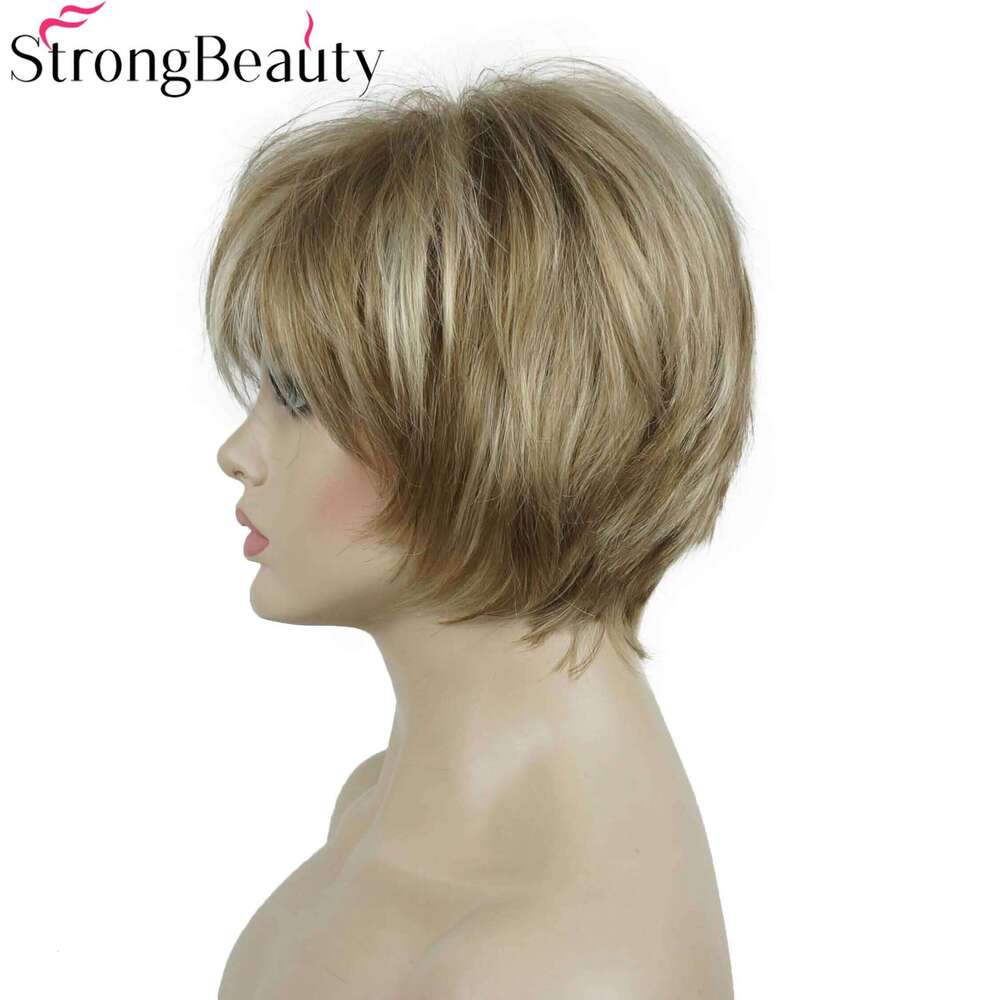 StrongBeauty Synthetic Short Straight Wigs Women's Hair Natural Wig