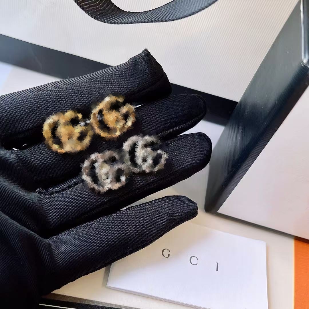 Luxury brand Gold Stud clover earrings designer earrings for woman Jewellery G Fashion Stud For Girls With Box luxury earrings diamond earrings