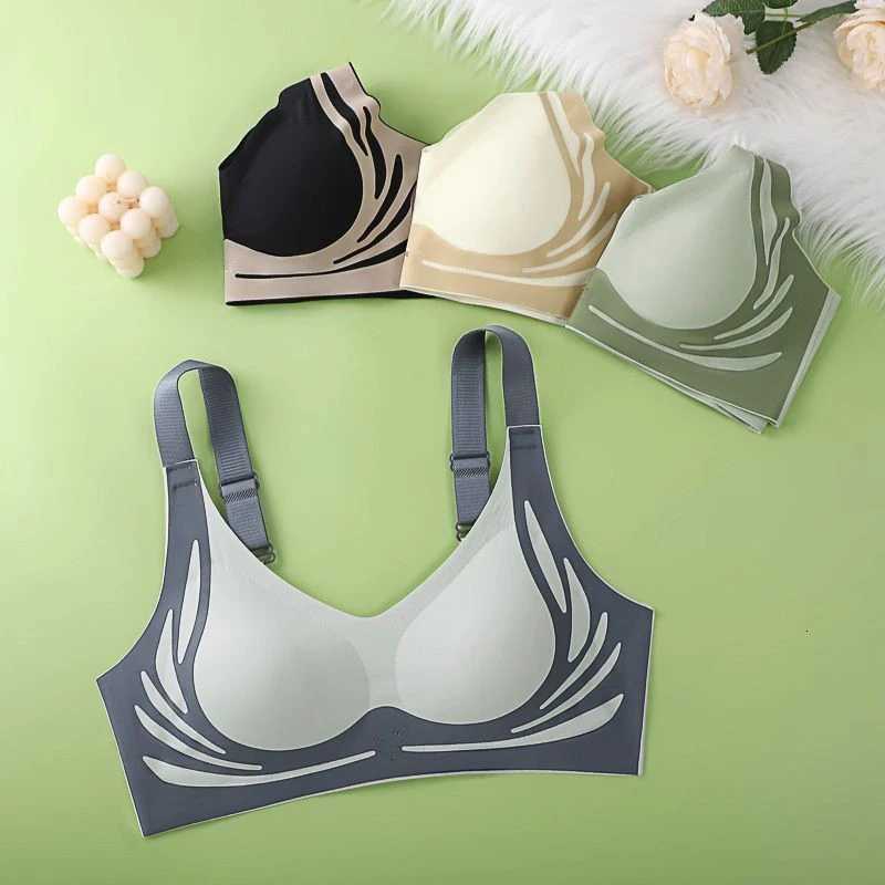 Women Seamless Push-up GaTHer Bras Seamless Plus Size Brassiere Comfort Support Adjustable Straps Brassiere for BreaTHable Bra Z250730