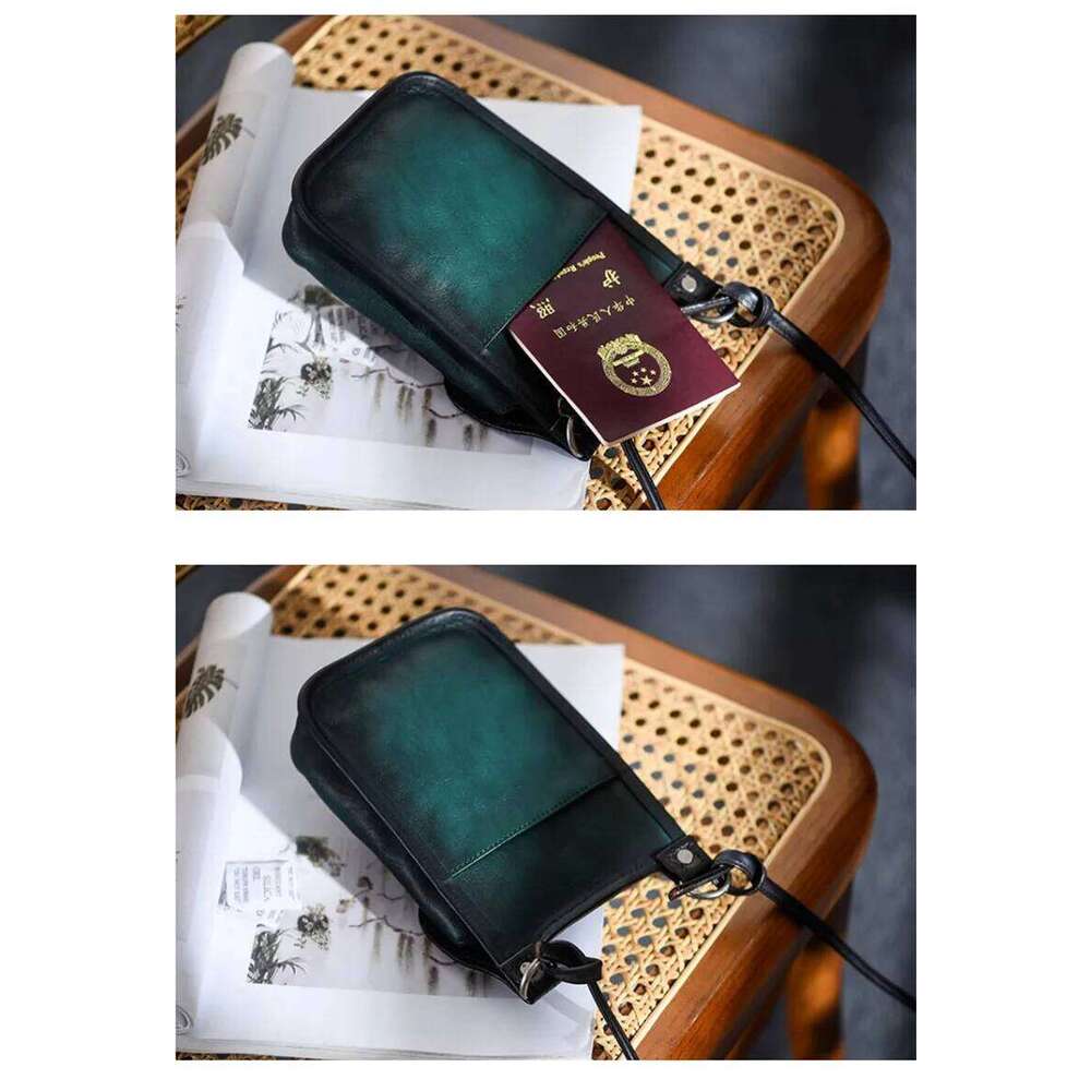 Luxury Designer Niche Natural Cowhide Ladies Mini Messenger Fashion Weekend Daily Mobile Phone Handheld Shoulder Bag
