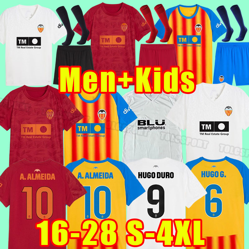 NEW 25 26 valencia cf soccer jerseys camisetas de futbol men kids kit Valencia football shirts 2025 2026 third kids kit vcf HUGO DURO GAYA MUSAH HUGO S-4XL kid