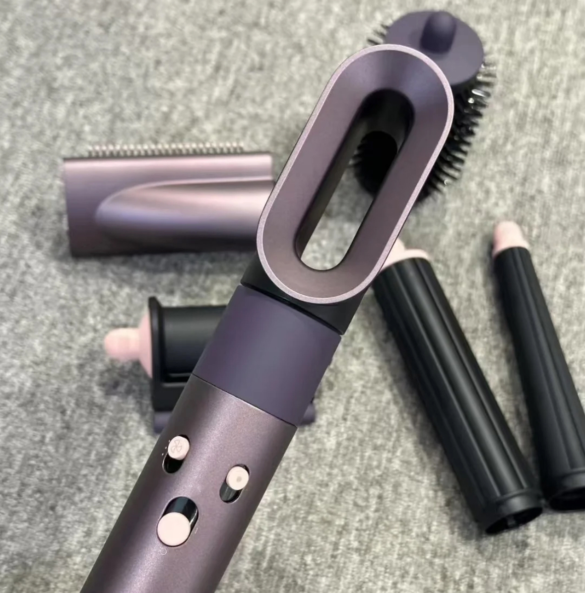 HS08 Designer Curling Hair dryer Bluetooth styling tool Curler Top quality Dry & wet curling iron hairdrier 7in1 with gift box