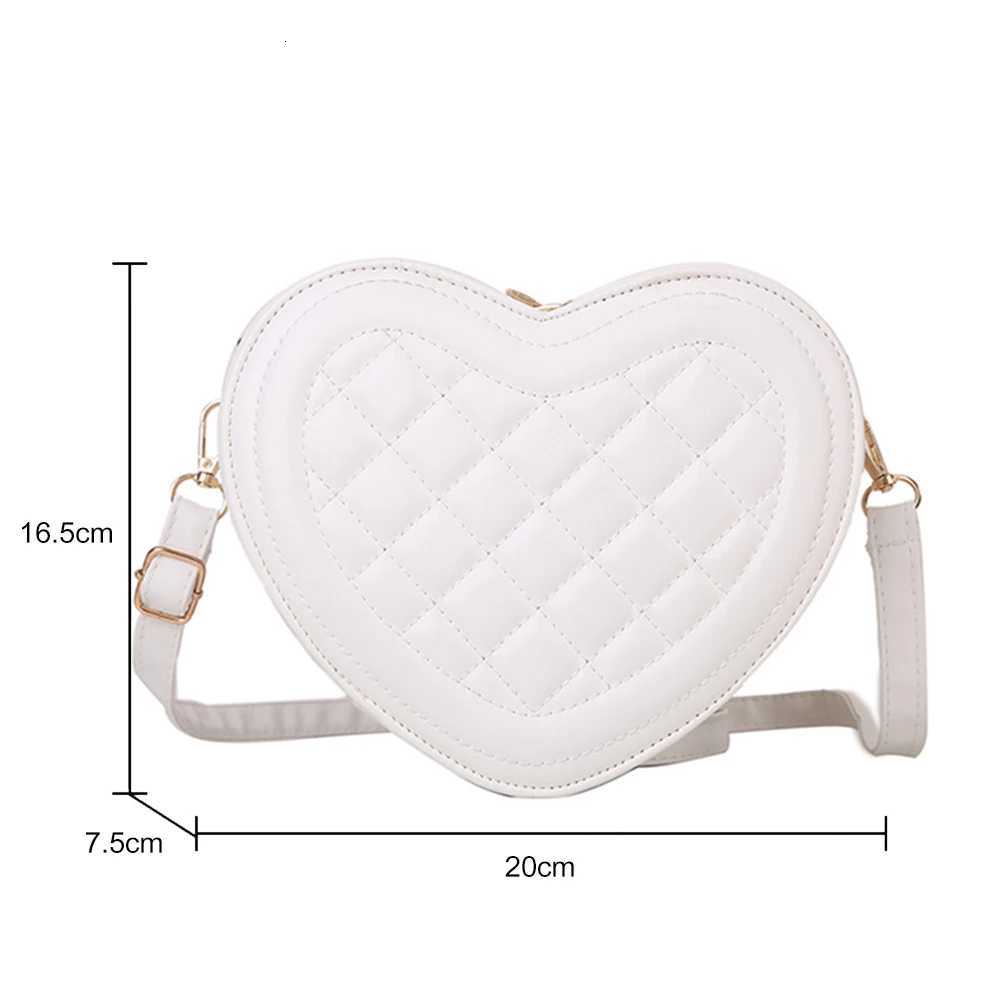 Fashion Love Heart Shape Shoulder Bag Handbags Designer Crossbody Bags PU Leather Zipper Women Casual Phone Bag Shoulder Bag Y250730