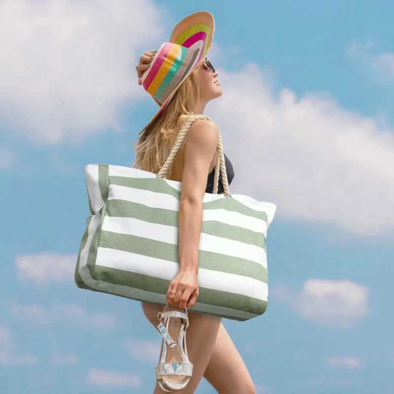 Tote Bag Large Capacity Womens Casual Practical Handbag Beach Bag Casual Travel Storage Bag Y250730
