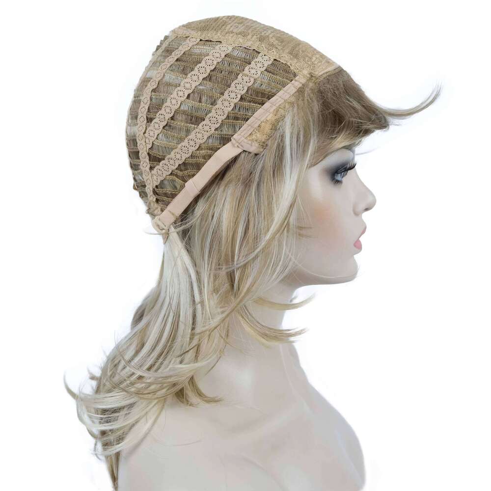 StrongBeauty Long Wavy Synthetic Wigs Blonde Women Natural Capless Wig