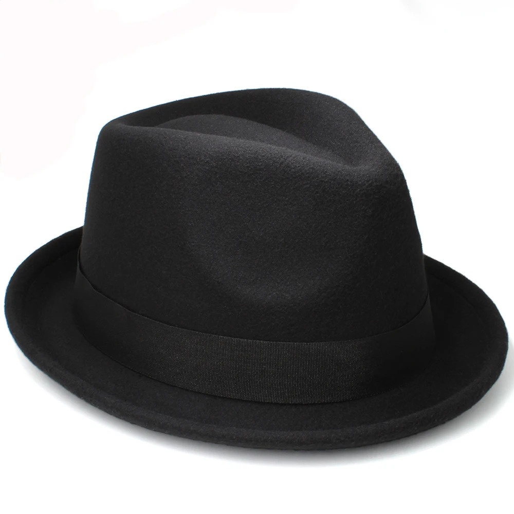 Men Women Fedora Hats Trilby Sunhats Panama Caps Classial Retro Jazz Outdoor Travel Party Street Style Winter Warm Size L 7 1/4 250730