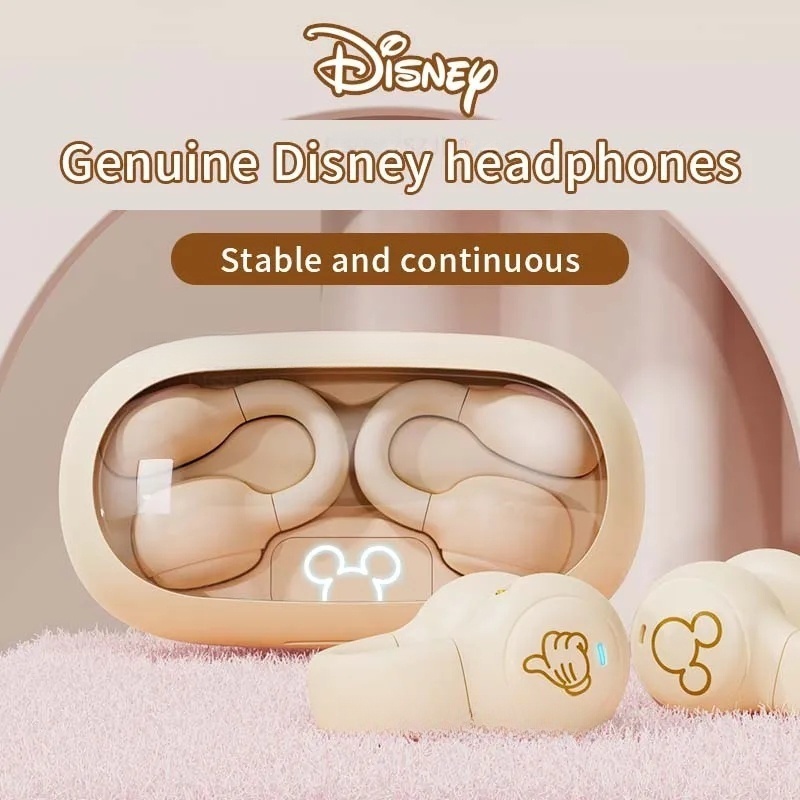 Disney OWS Bluetooth Earphones Bone Conduction Ultra-Long Battery Life Gaming Headset DN12 HiFi Sound Quality Music Earbuds