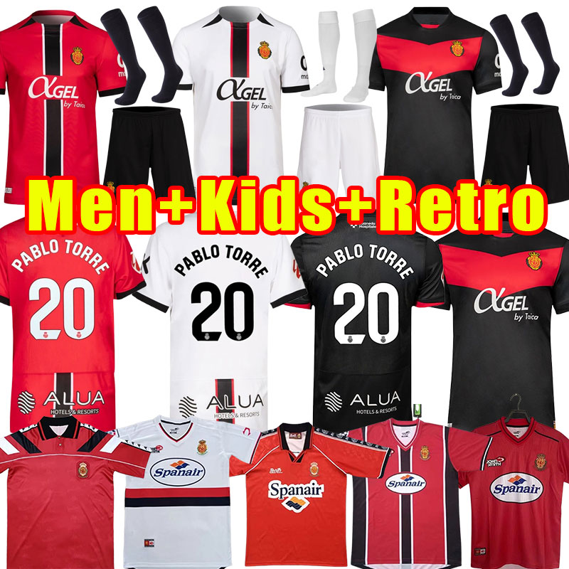 25/26 RCD Mallorca soccer jerseys 2025 2026 ABDON MURILLO JUnior MERVEIL CUFRE RAILLO Valjent Racing de Santander football shirt Retro01 02 94 95 96 97 Men Kids 1995