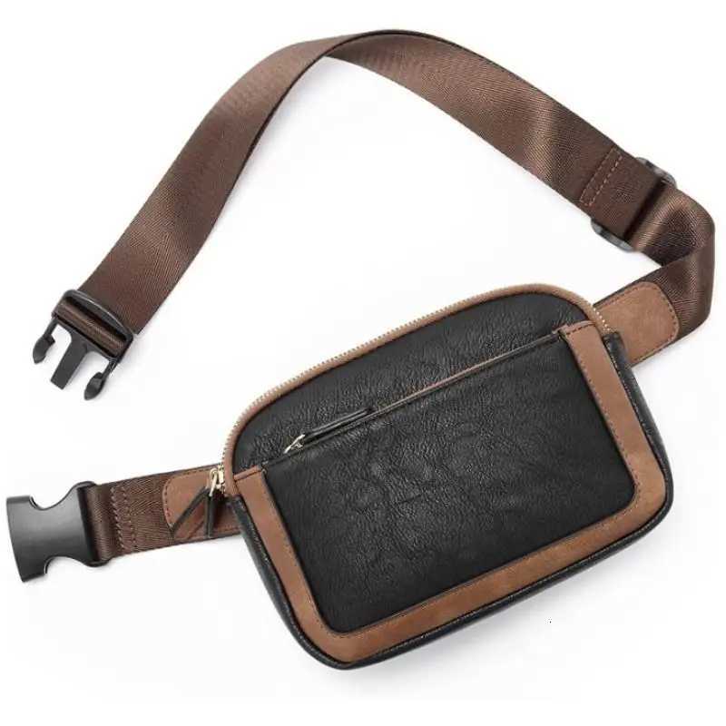 Women PU Waist Pack Casual Crossbody Chest Bags Fashion Unisex Hip Sack Travel WaterProof Belt Bag Sport Purse Pocket Y250730