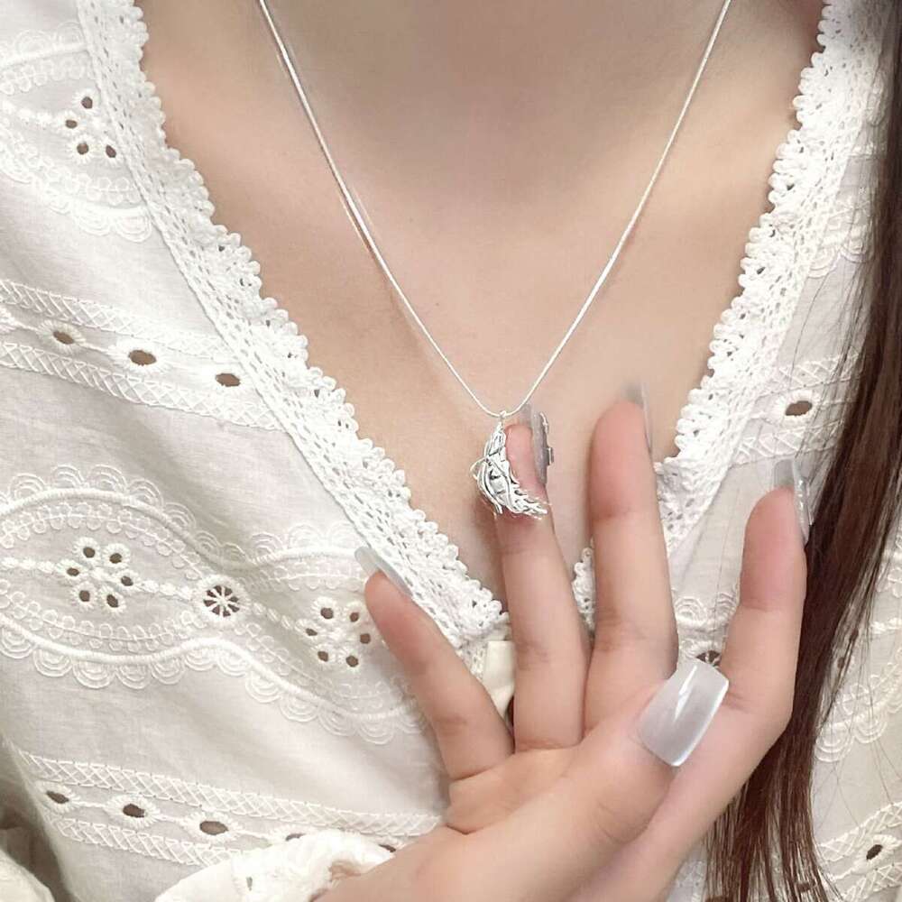 Minimalist Simple Design Bowknot Bagel Tassel Necklace for Daily Versatile Matching e06