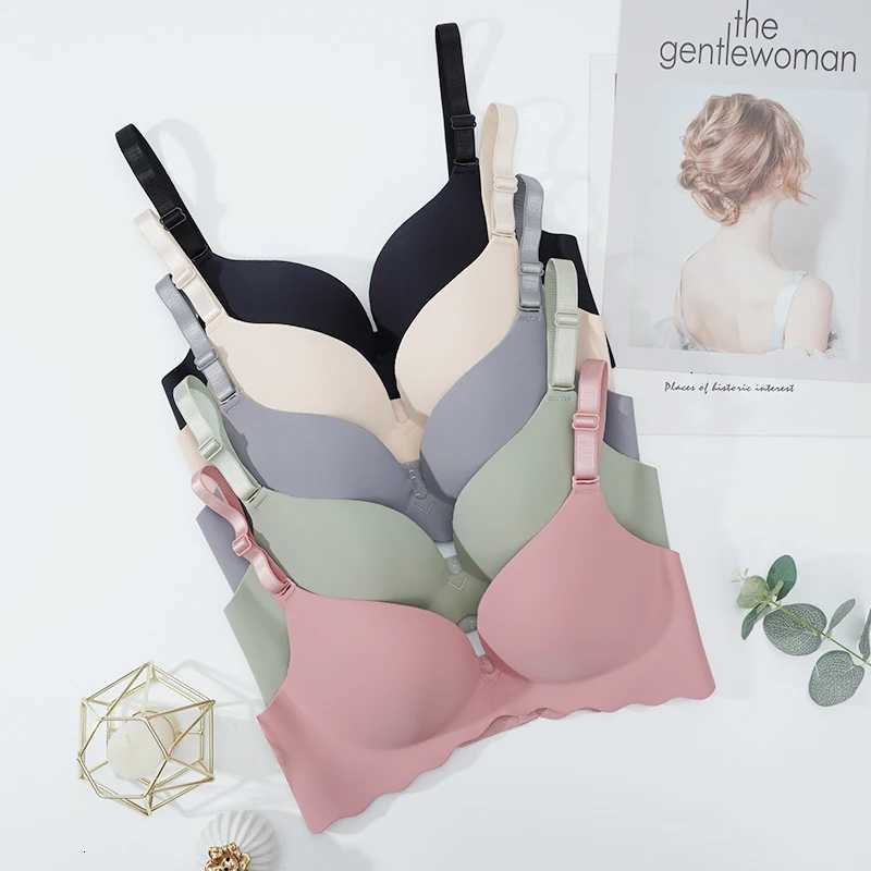 Womens Seamless Bra Solid Push Up Lingerie Sexy Wire Free Bralette Female Intimates Comfort Bras French Fashion Underwear Top Z250730