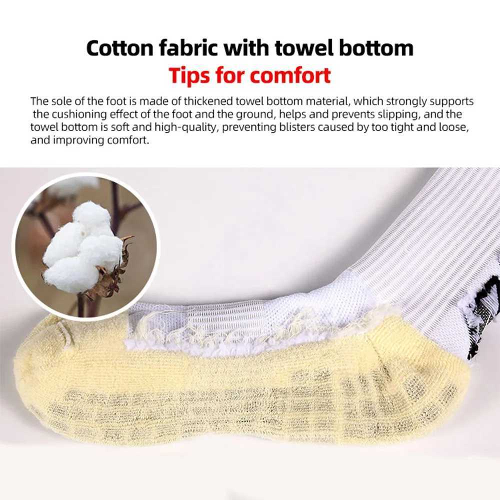 Anti-slip Socks Running Training Sock Non-slip Basketball Wear-resistant Cycling Sports Shock Absorption Friction Strip Socks Z250731