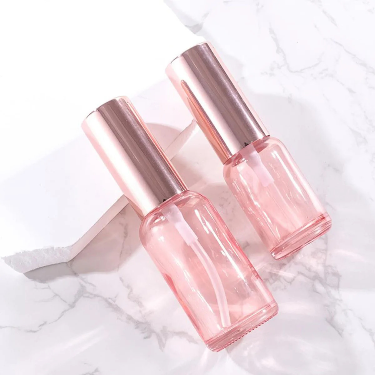 5pcs 10pcs 10/15/20/30/50/100ml Spray Bottles Fine Mist Perfume Atomizer Sprayer Lid Refillable Black Glass Empty Bottle Shampoo 250726