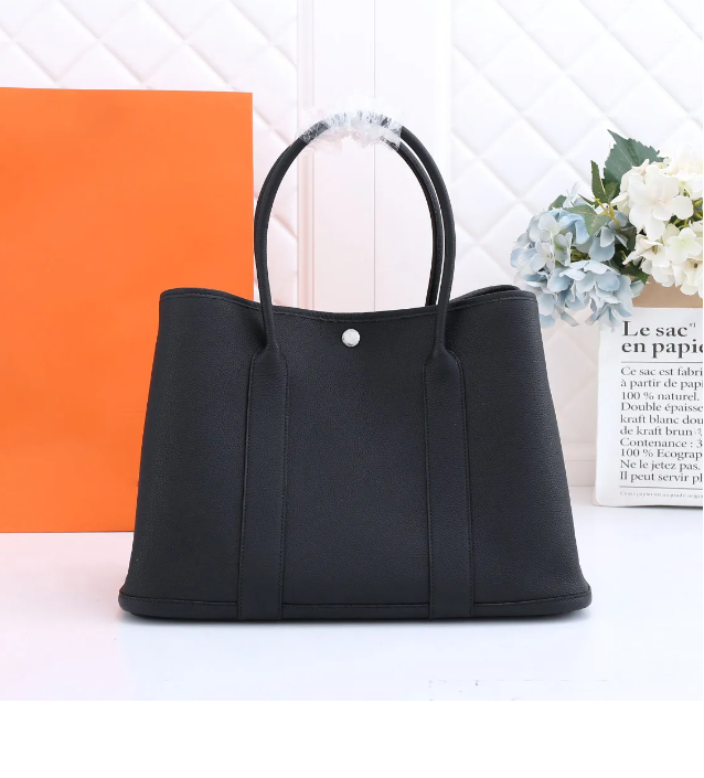 10A Mirror Quality garden party tote bag women Luxurys designer handbag Hand Sew the Wax Thread Genuine Leather Fashion Bags DD