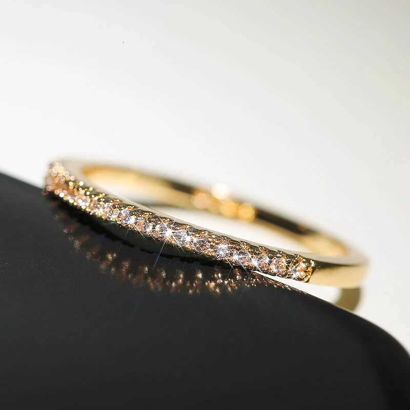 925 Sterling Silver Crystal Wedding Engagement Rings For Women Girls Fashion Jewelry Valentines Day Gift Wholesale y250730