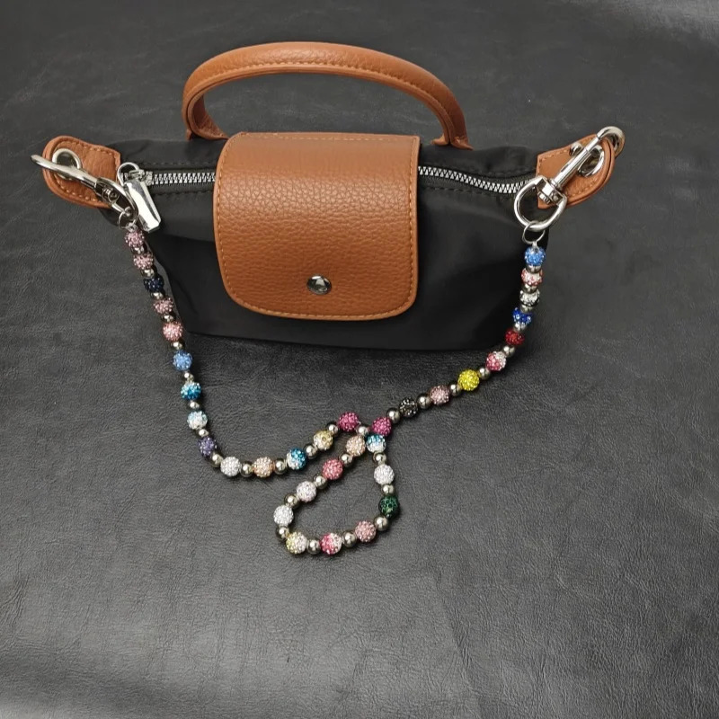 Round Bead Rhinestone Multicolor Punk Pants Chain Unisex Ones Waist ious Accessories Gothic Multi-functionChain For Bag 250729