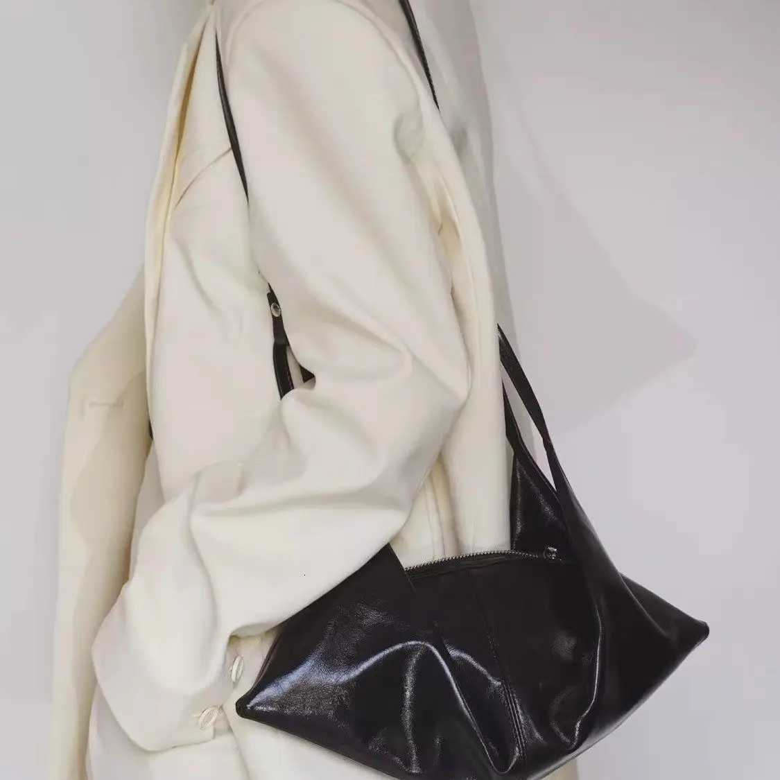 Women Bag Koren PU FAshion Simple Office Lady Shoulder Bag Handbag Pures and Bags Crossbody Irregular Bag Y250730