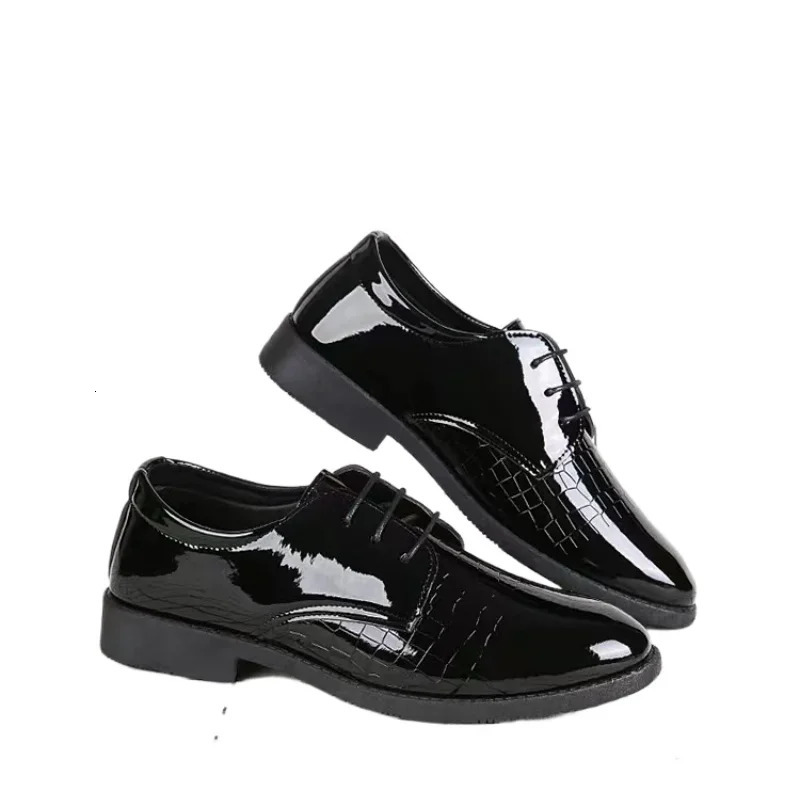 Men Leather Shoes Business Formal Fashion Leather Shoes Korean Style Casual Youth Versatile Men Leather Shoes 250730