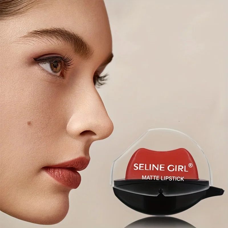 12 Colors Lip-Shaped Lipstick - Velvet Matte Finish Waterproof Smudge Proof Lipstick - Perfect Valentines Day Gift for Her 250730