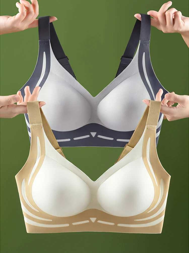 Women Seamless Push-up GaTHer Bras Seamless Plus Size Brassiere Comfort Support Adjustable Straps Brassiere for BreaTHable Bra Z250730