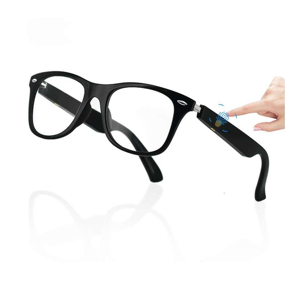 DHcollections Smart Bluetooth Sunglasses - HD Nylon Lenses, Hands-Free Music/Calls, Prescription Compatible (Black/White & Black/Gray)