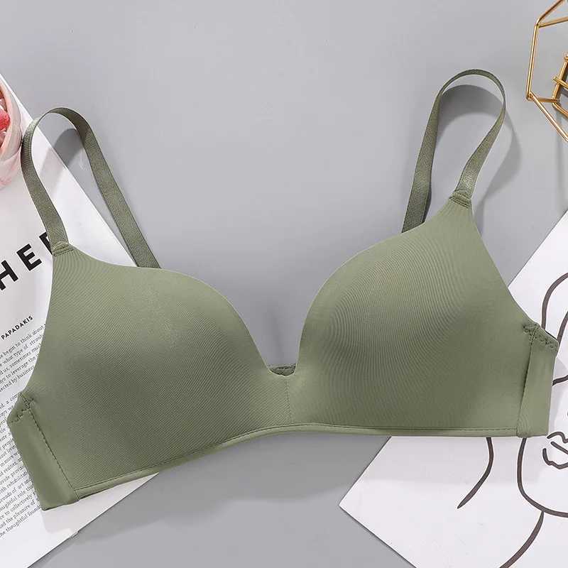 Women Seamless Bra Sexy No Wire Push Up Underwear Students Breathable Thin 12 Colors Bras Womens Breathable Gathered Bra Z250730