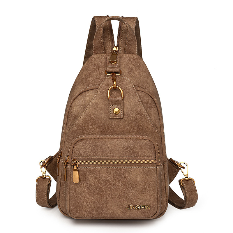 New Women's 2025 Retro Leisure Multi functional Large Capacity Shoulder Bag Designer Crossbody Bag