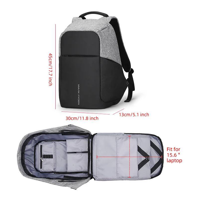Mark Ryden Bag 15.6 Inch Laptop Men Mochila Male Waterproof Back Pack Backbag Large Capacity School Backpack high-quality