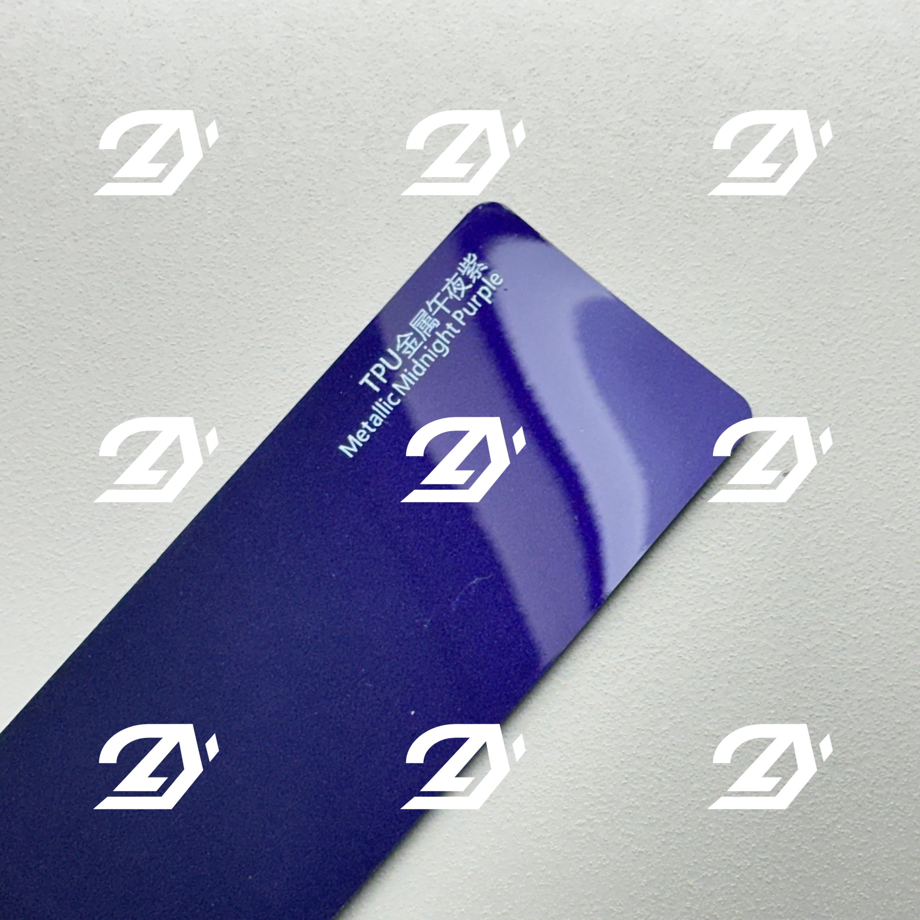 High Gloss TPU PPF Midnight Purple, Vinyl Car Wrap Film, Easy Dry Application