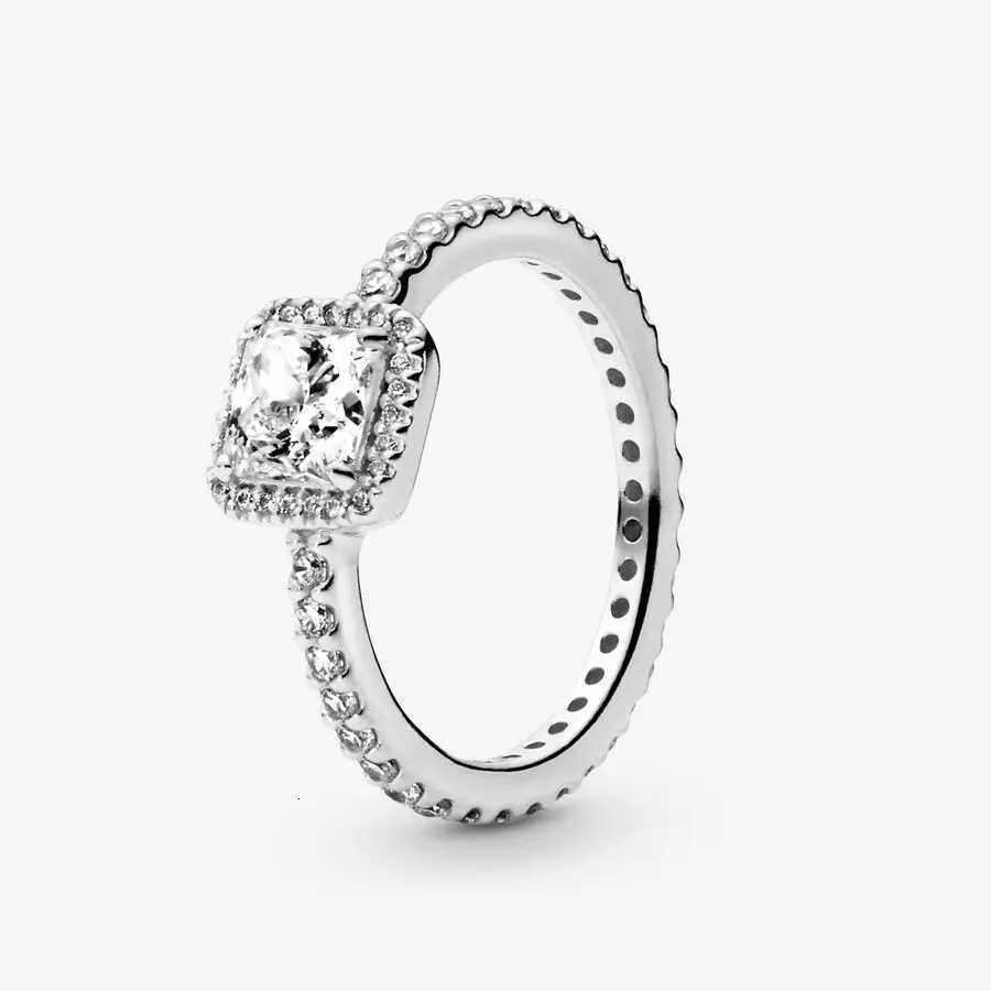 High Quality 100% 925 Sterling Silver Sparkling Drop Round Daisy Birthday Romantic Ring Suitable for Ladies Banquet Fine Jewelry y250730