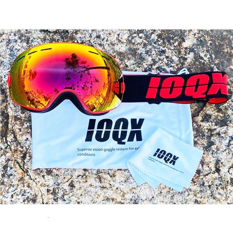 Snowmobile Double Layers Uv400 Anti Fog Big Ski Glasses Skiing Snow Men Women Snowboard Goggles