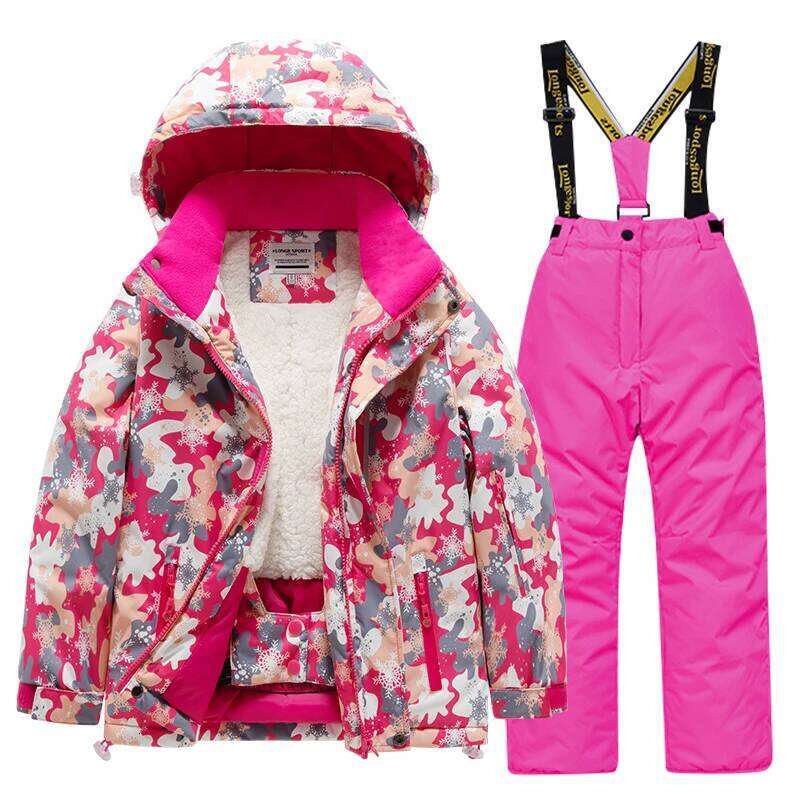 Children's Ski Suit Set For Boys Girls, Parent-Child Style, Medium And Small Children's Skiing Professional Equipment