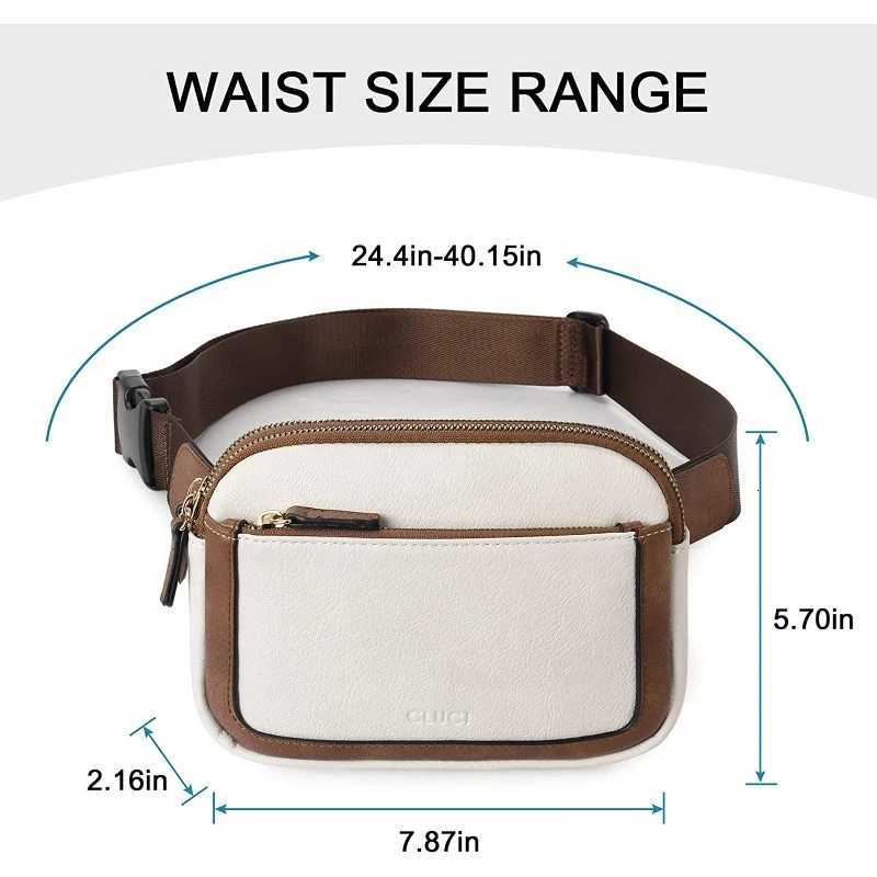 Women PU Waist Pack Casual Crossbody Chest Bags Fashion Unisex Hip Sack Travel WaterProof Belt Bag Sport Purse Pocket Y250730