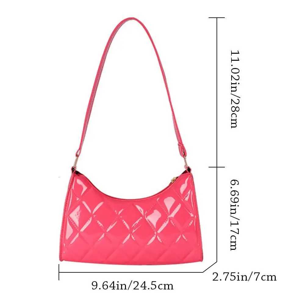 Women Underarm Bag PU Leather Casual Handbags Totes Shoulder Bags Shopper Bag Y250730