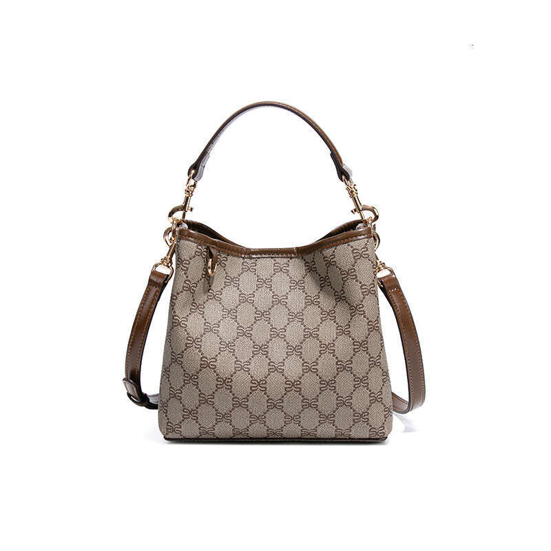 2025 New Textured Print Style Handbag for Women Large Capacity Exquisite High-end Fashion Single Shoulder Crossbody Bag