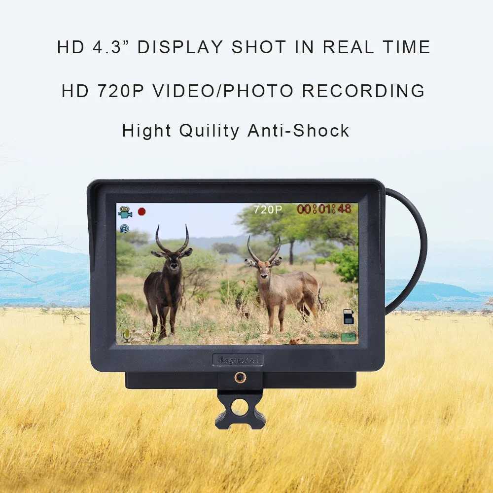 Hunting Riflescope Night Vision IR Optics Sight Scope Camera with 850nm Infrared LED Display Tactical DIY Night Vision Device R250730