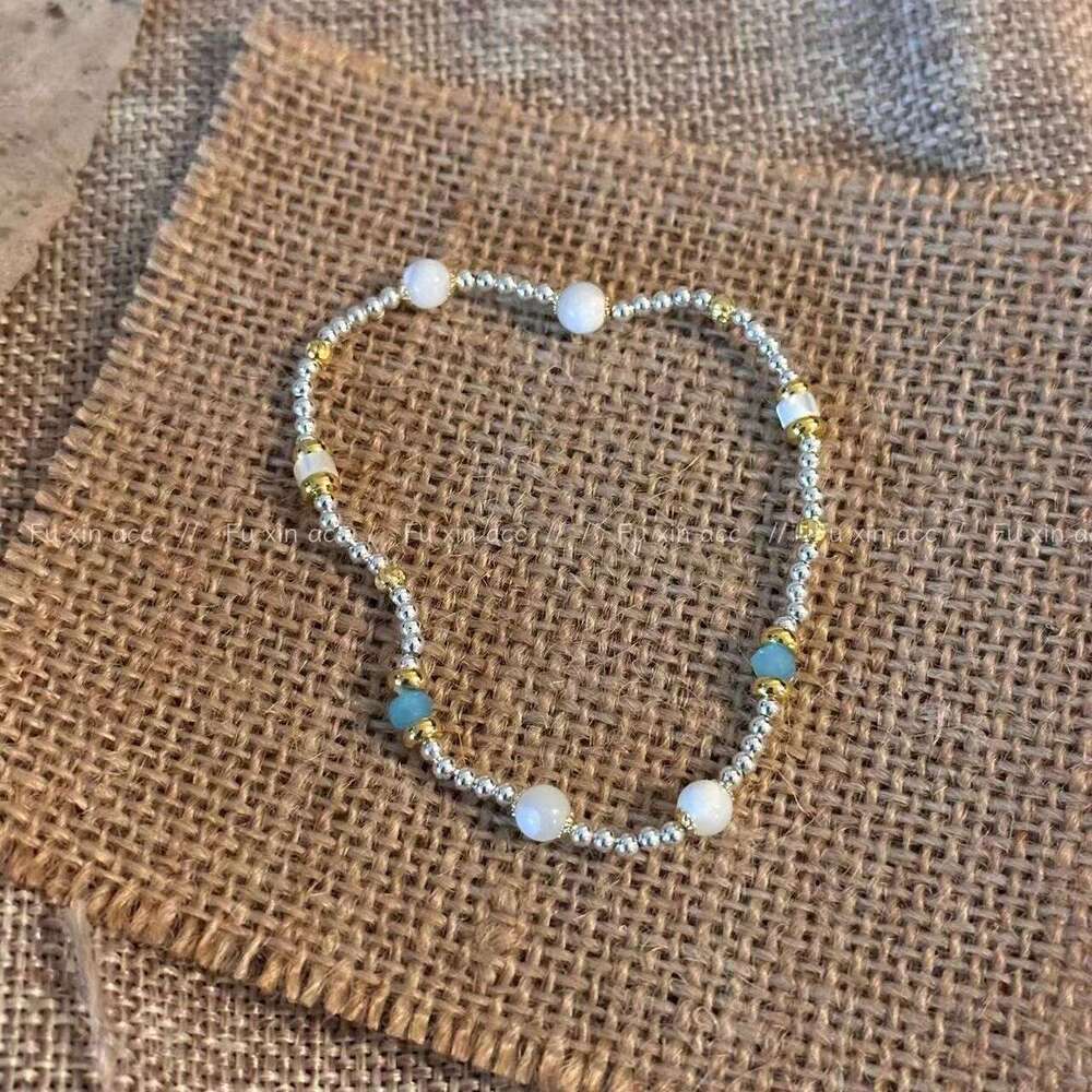 New Chinese Style National Trend Beaded Light Niche Roselle Flower Exquisite Bracelet Personality Versatile Best Friend Hanfu Accessory d02