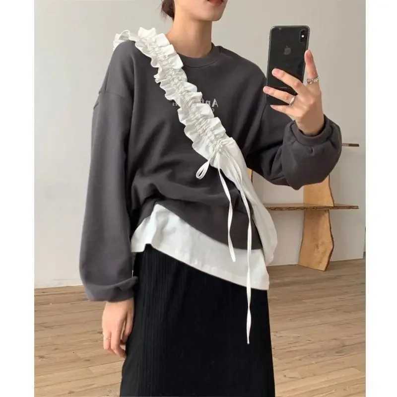 Designer Pleated Womens Shoulder Bag Korean Style Solid Color Large Capacity FAshion Purse Simple Crossbody Bags for Y250730