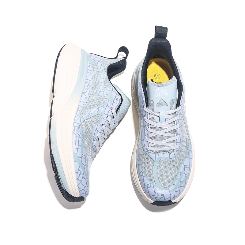 Jifffly men's running shoes 2025 new thick soled height increasing shock absorption lightweight rebound sports shoes