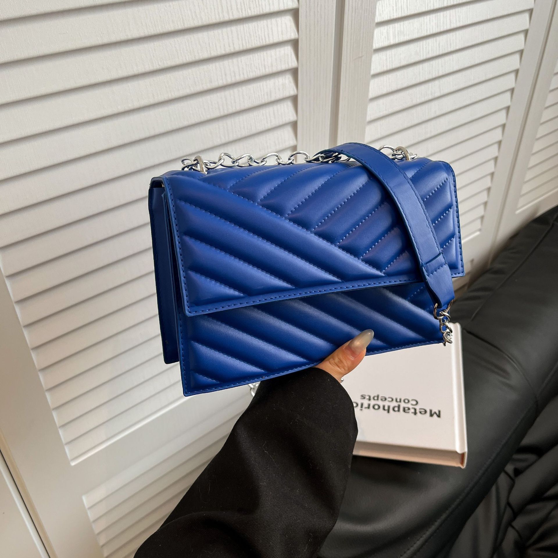 Designer Bag Trendy Texture Microphone Bag For Women, Popular Diamond Bag, High-end Fashion Crossbody Bag, Vintage Chain Underarm Bag Luxury Bag Tote 