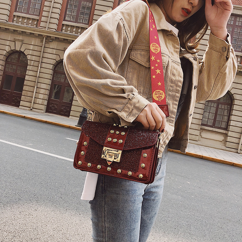 Designer Bag 2025 New Trend Sequin Princess Cute Style Fashion Versatile Shoulder Bag Crossbody Bag Small Square Bag Luxury Bag Women's Bag Tote 