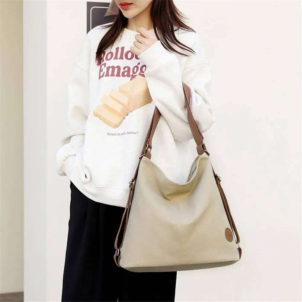 Multifunctional Fashion Women's Backpack High Quality Canvas Female Shoulder Bag Designer Ladies Tote Bags Mochilas Mujer