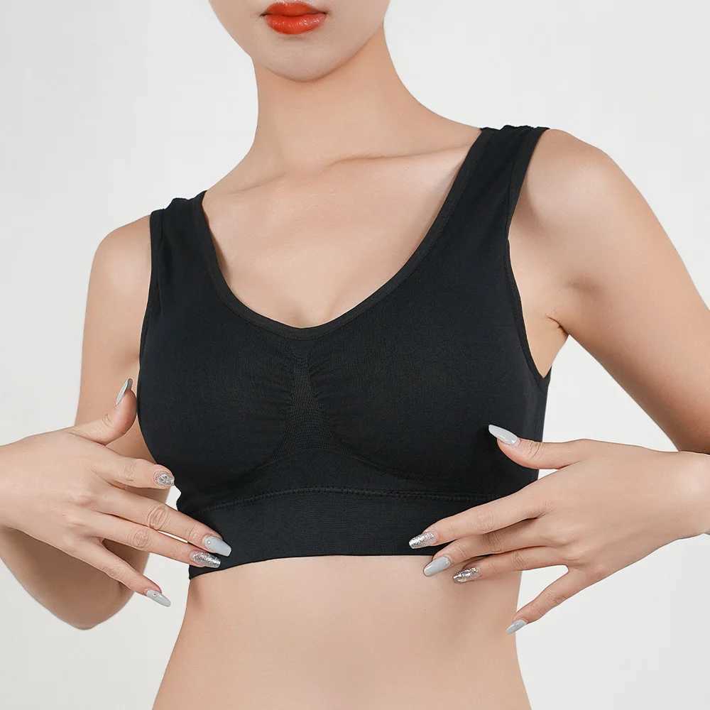 1Pcs Womens Sports Bra Removable Padded Fitness Gym Tops Womens ShoCKproof Running VEST Underwear for Women Bras S-5XL Z250730