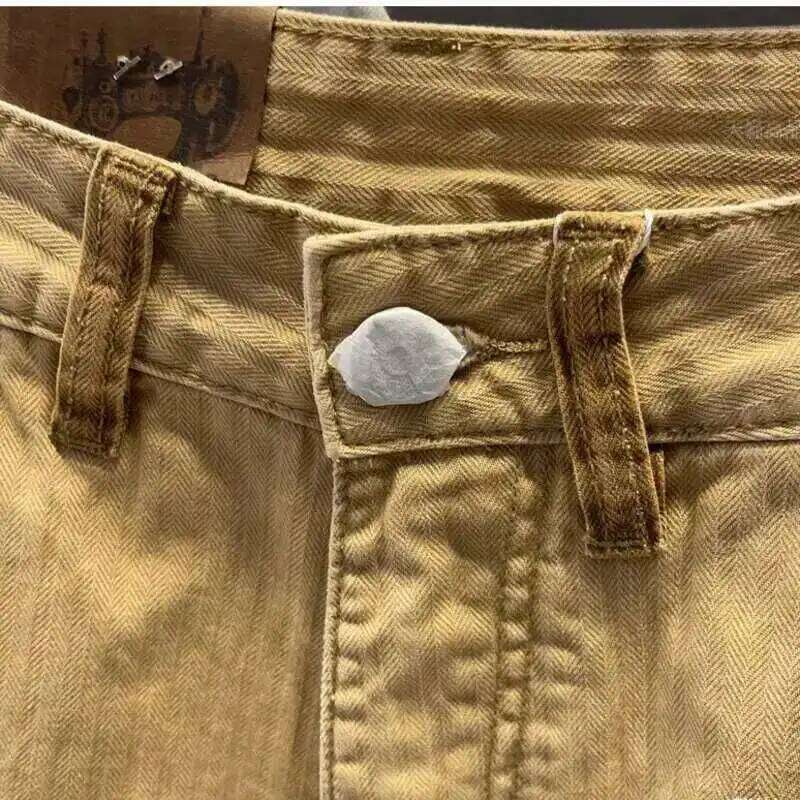 Fashion Splicing Casual Shorts Men's Loose Straight Splash Ink Color Collision Design Five-minute Pants Summer Tide