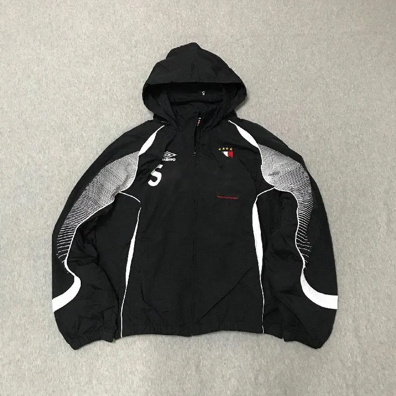 New Fashion Designer Sportswear Embroidered Patterns Retro Racing Jacket Football Field Down Jacket Drawstring Pants Woven Running Pants Men's Style
