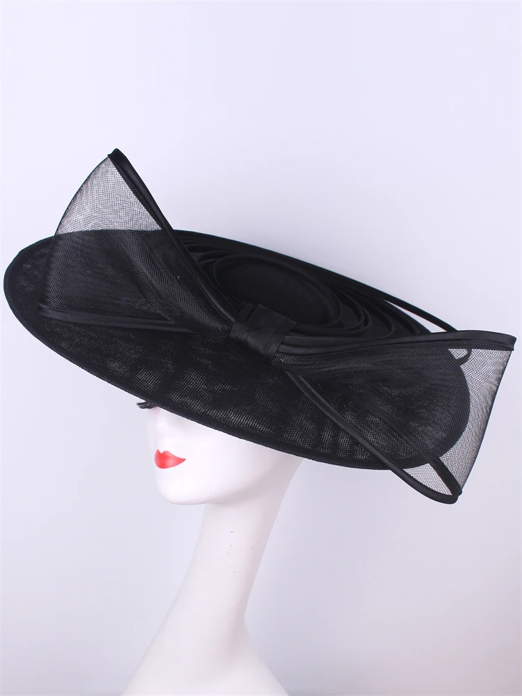 Bride Pillbox Red Fascinator Hat Femme Wedding Chapeau Women Formal Event Tea Millinery Cap Feather Royal Ascot Race Headpiece 250729