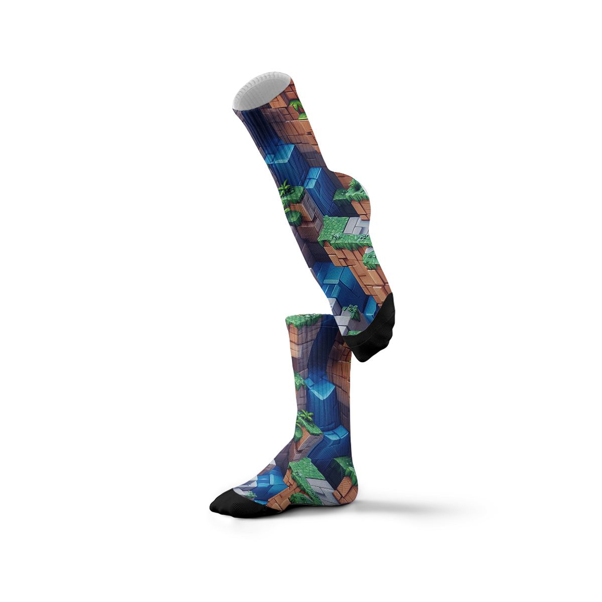Block - World Adventure Unisex Tube Sock C113