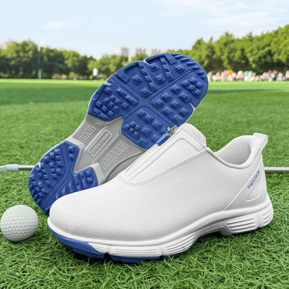 Waterproof Golf Shoes Men Spikeless Golf Sneakers Outdoor Walking Footwear Y250731